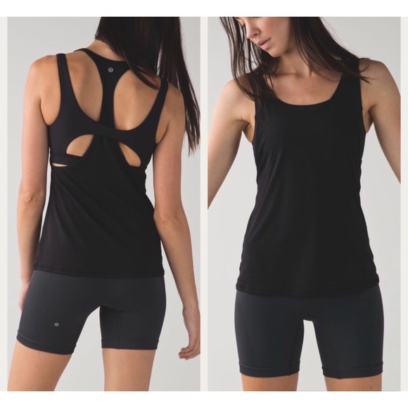 lululemon athletica Tops - Lululemon All Sport Support Top W/ Bra Sz 4